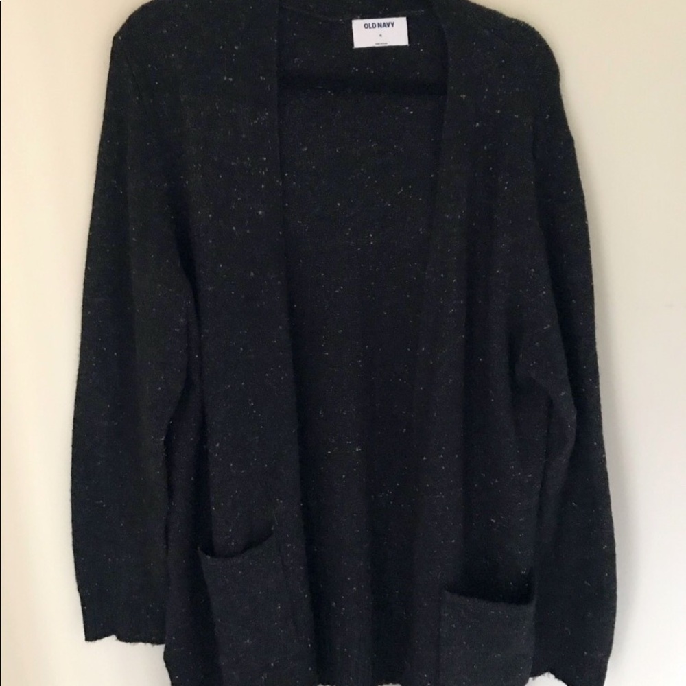 Black Long Cardigan